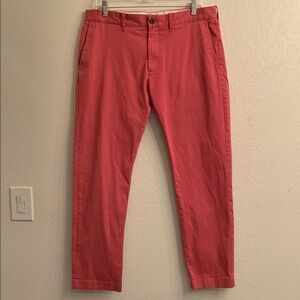 Men's “J Crew Coral chino Pants size 33/30